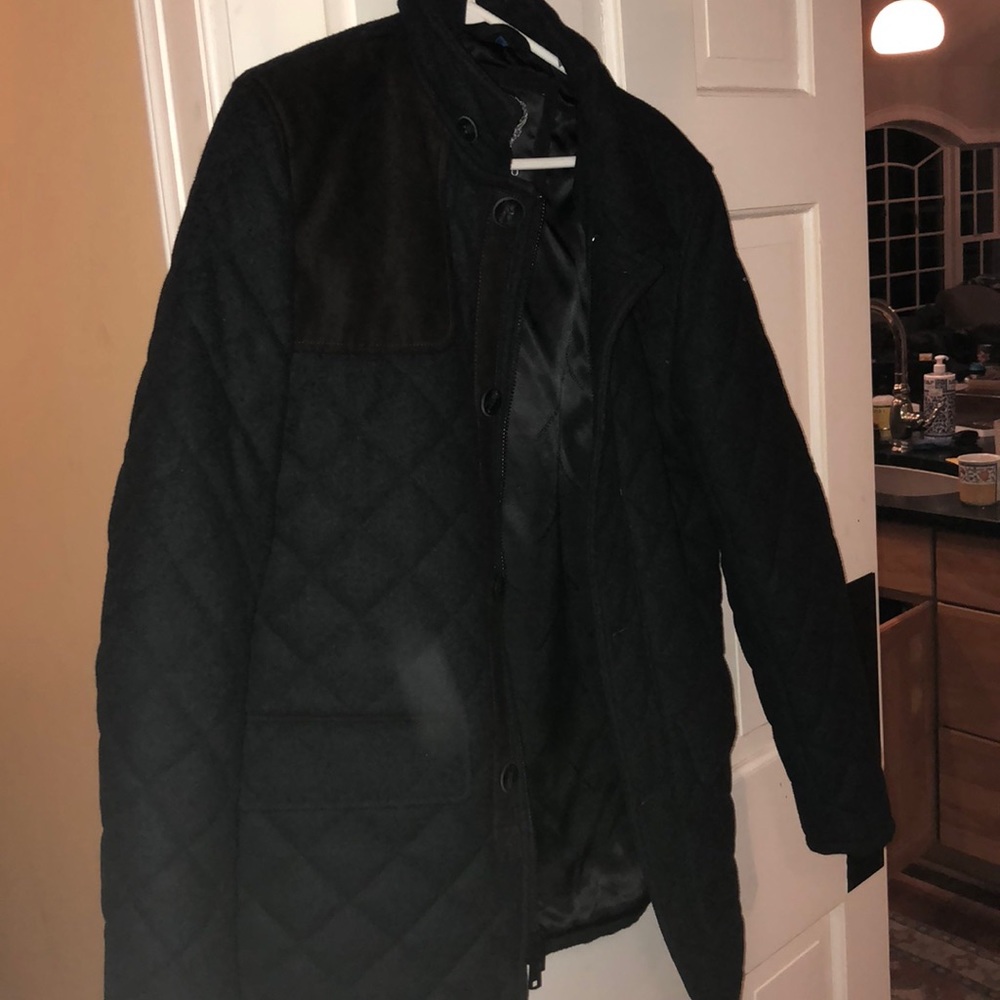 Vince Camuto quilted pea coat